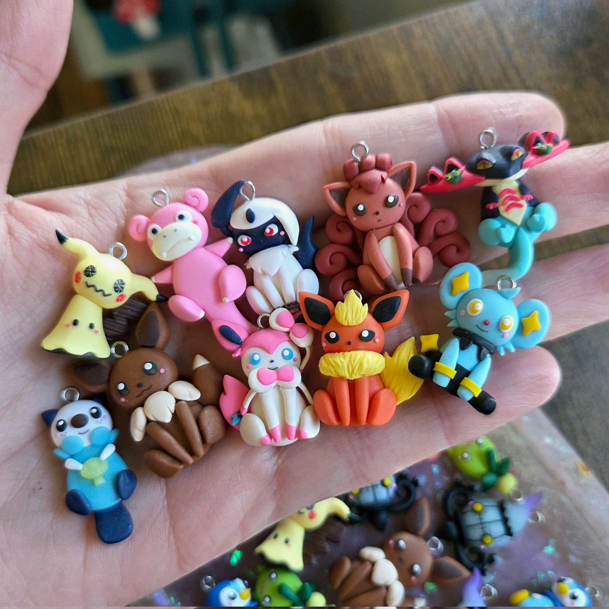 kenzielynziee's tweet photo. lemme make your favorite pokemon!! 😍 creating pokemon I haven't made before is probably my favorite thing to do 🩷 

AND you can get 20% off with the code "PINK" 🥰💕✨ https://t.co/C4DJ0A6e9k