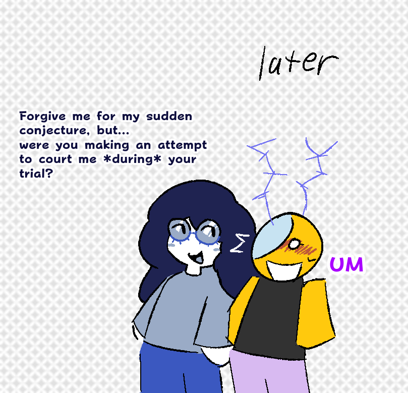 quadripoly's tweet photo. i dont normally draw stuff like this but I need her Badly #blocktales https://t.co/r8cATTbNAz