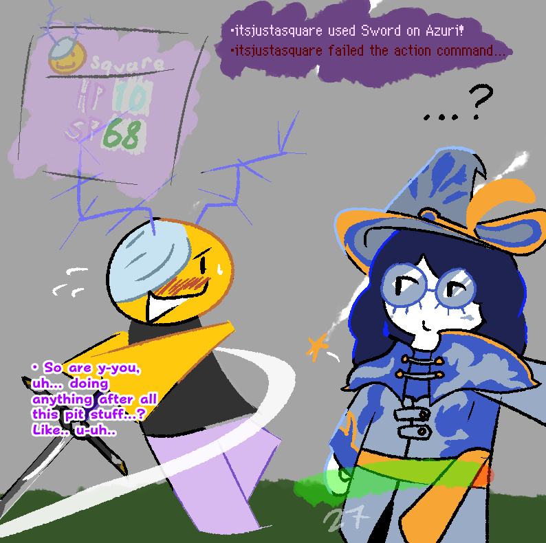 quadripoly's tweet photo. i dont normally draw stuff like this but I need her Badly #blocktales https://t.co/r8cATTbNAz