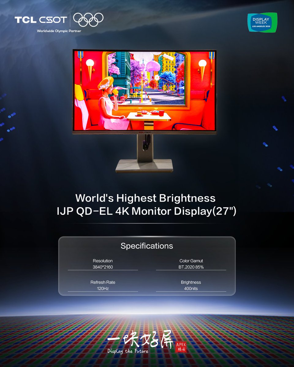 TCL CSOT tweet media