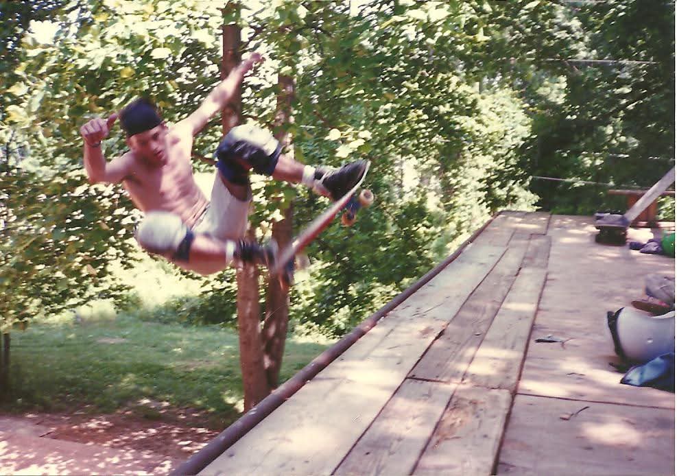AnthonyLozupone's tweet photo. Ray Fennessey at Ethiopia Ramp in PG County 1990. When moved to Baltimore in 1996 Ray had me skating 5 days a week. Derek named me most improved skater late 90s lol after skating with that whole Bmore Crew a few years. #FrontsideFriday https://t.co/K2eGveTQ77