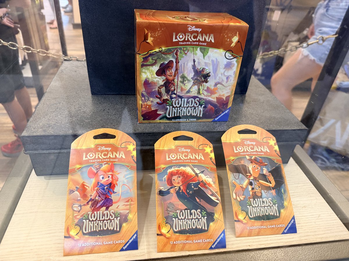 The new Disney Lorcana expansion Worlds Unknown is now available at World of Disney at Disney Springs. #lorcana The new Disney Lorcana expansion Worlds Unknown is now available at World of Disney at Disney Springs. #lorcana