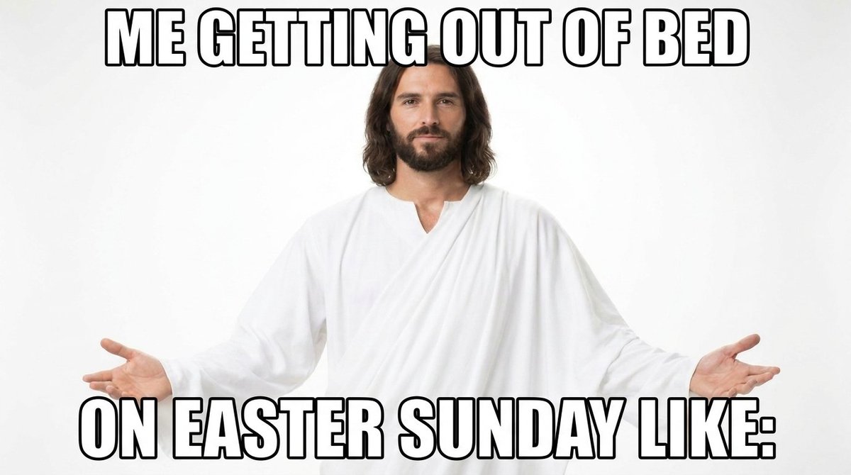 he has risen. tweet media
