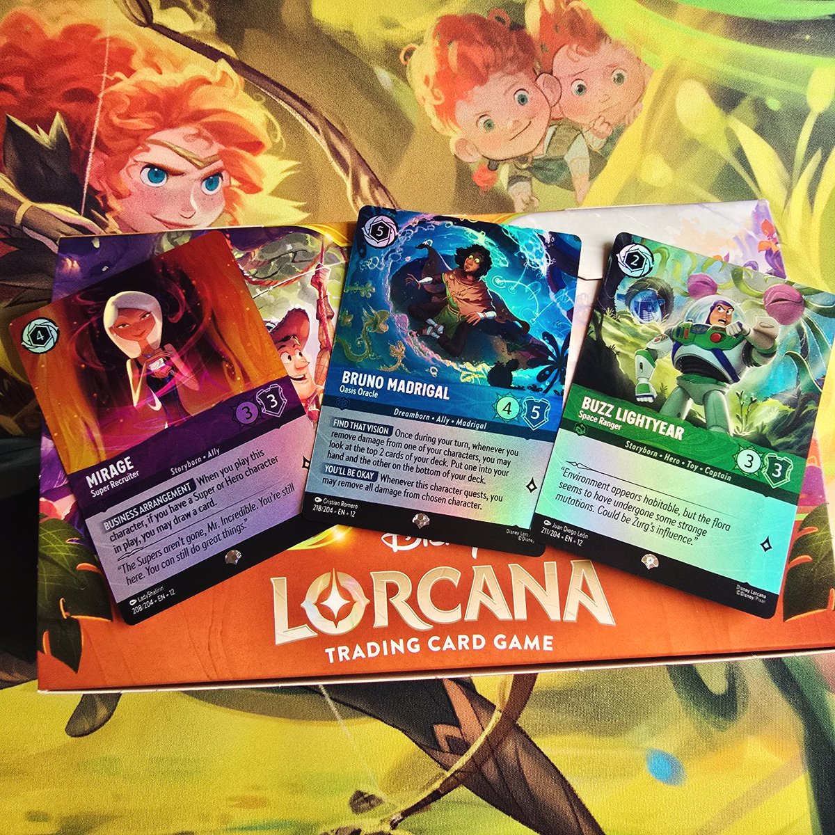 Illuminotts's tweet photo. ITS TIME FOR WILDS UNKNOWN 🧡
@DisneyLorcana Set 12 is available at local game stores and we went to @thedicecup to pick up the new set boosters, playmat and trove!
Pre-Release events are happening this weekend, so head to your local store, and play Wilds Unknown! @RavensburgerUK https://t.co/GqmeNRRBOW