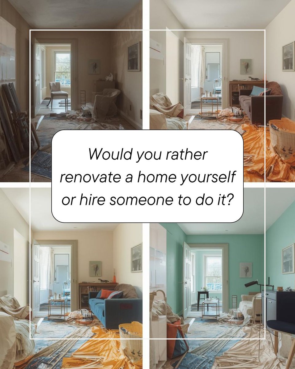 JoeyHallatt's tweet photo. Would you take on your dream renovation project yourself, or hire a pro?

Let us know in the comments!

#HomeRenovation #DIYvsPro #DreamProject #HomeGoals https://t.co/VRLxlRywNZ