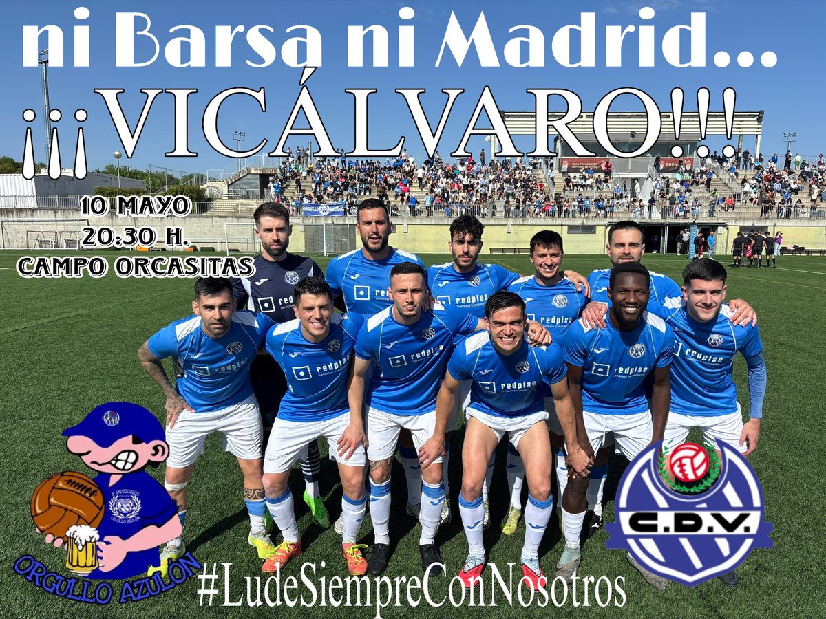 ORGULLO AZULÓN peña del C.D.Vicalvaro 💙🤍 tweet media