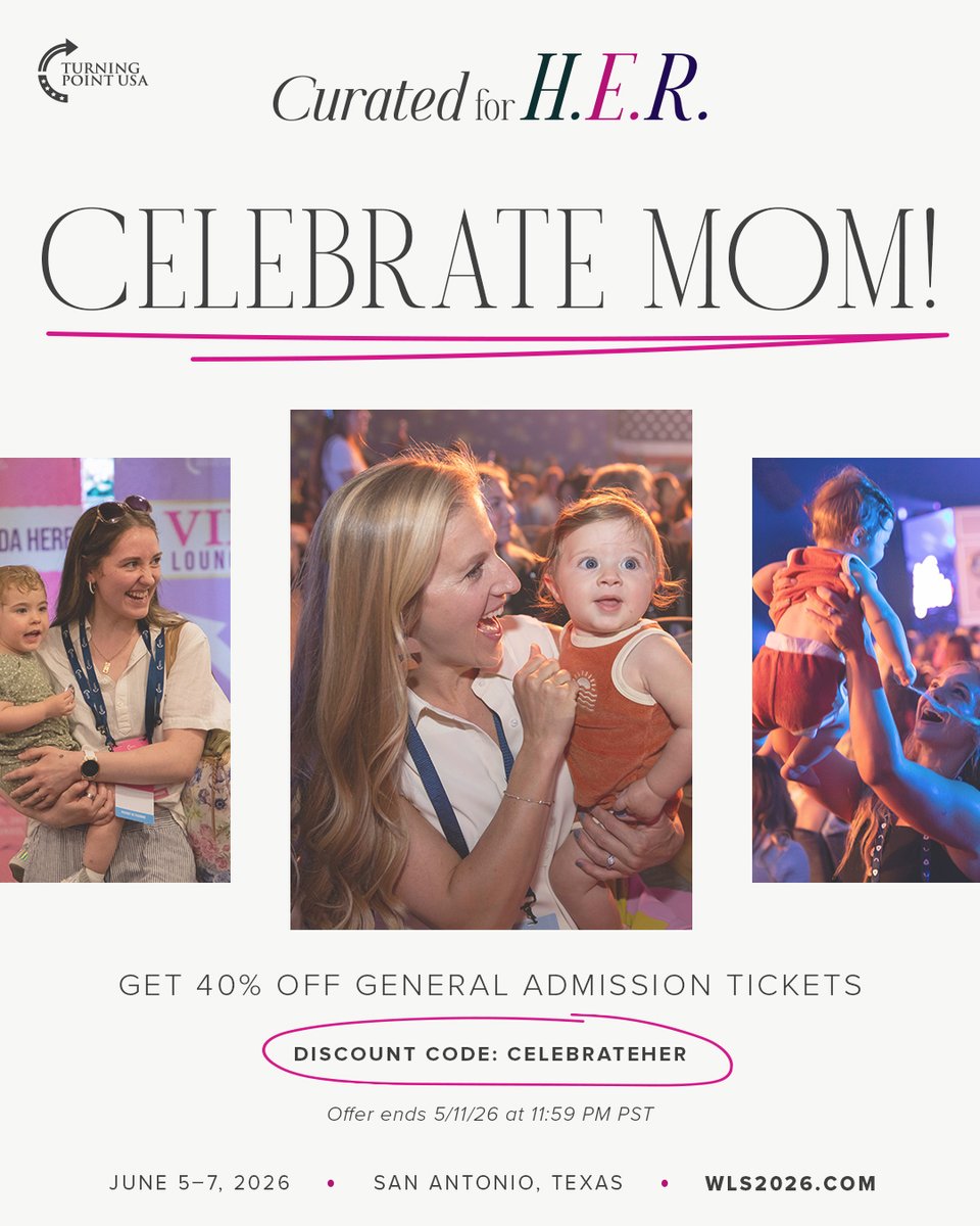 Celebrate the women who keep us rooted, whole, and thriving 💗

Use code CELEBRATEHER for 40% off GA tickets to the Women’s Leadership Summit 2026 through 5/11/26 at 11:59 p.m. PST ✨ Secure your seat now at wls2026.com