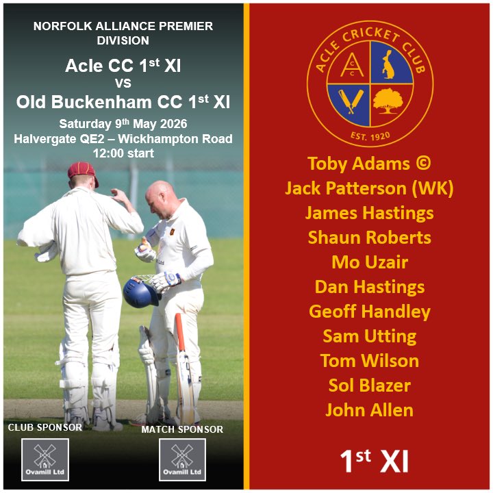 Acle & Halvergate Cricket Club tweet media