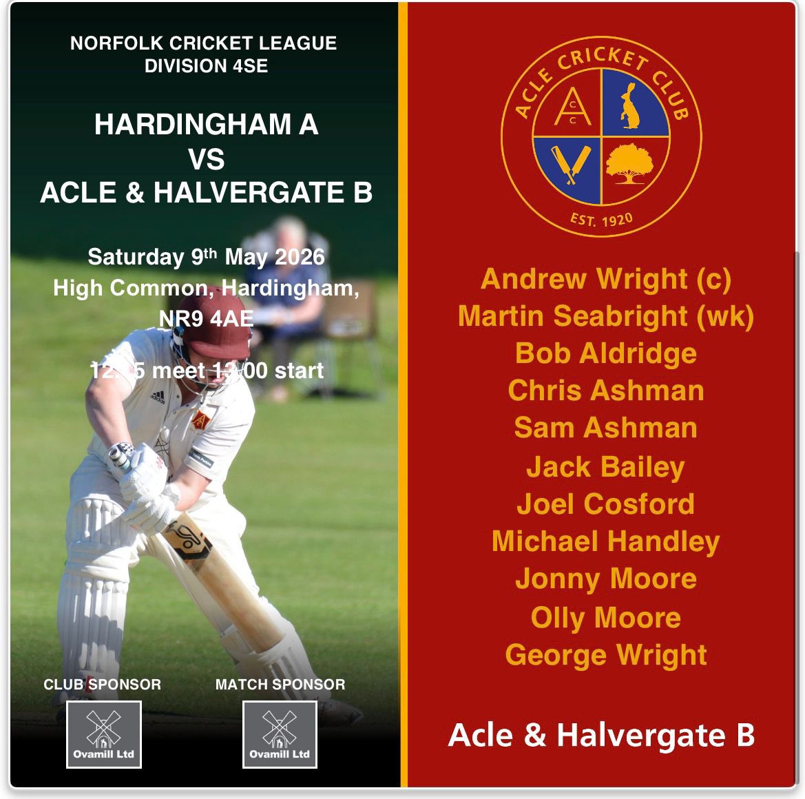 Acle & Halvergate Cricket Club tweet media
