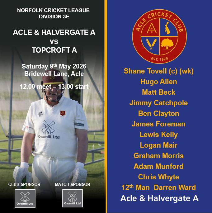 Acle & Halvergate Cricket Club tweet media