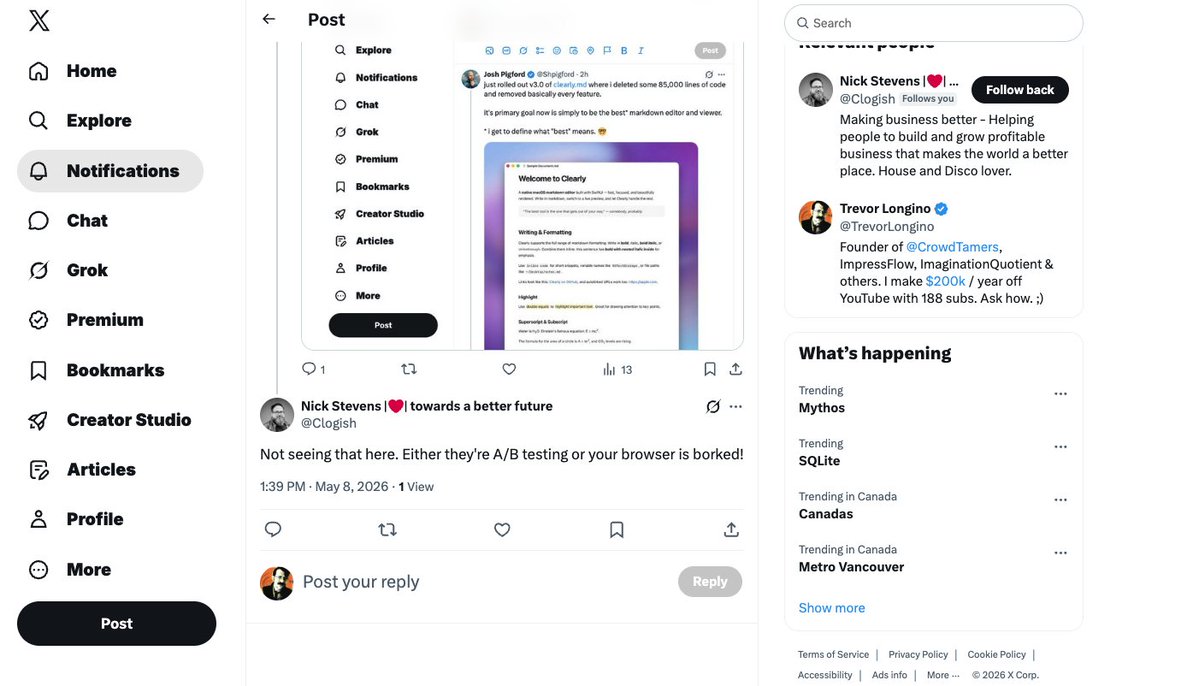 Trevor Longino tweet media