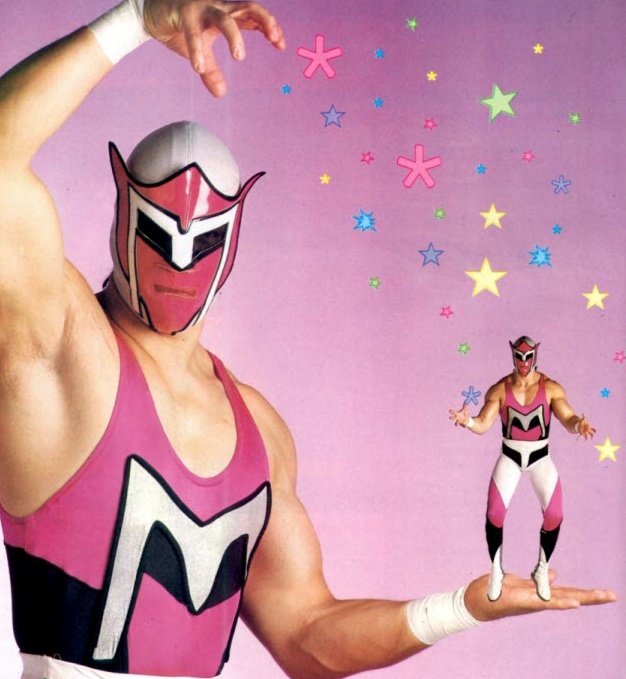 ashstabbath's tweet photo. Magica Mascara was one the best wrestlers ever that was maybe romantically involved with a murderer and then later was someone who married one of the best wrestlers in the world who then went on to marry a guy who might be responsible for someone's death

And this is the gear https://t.co/EeZLMzN4kO