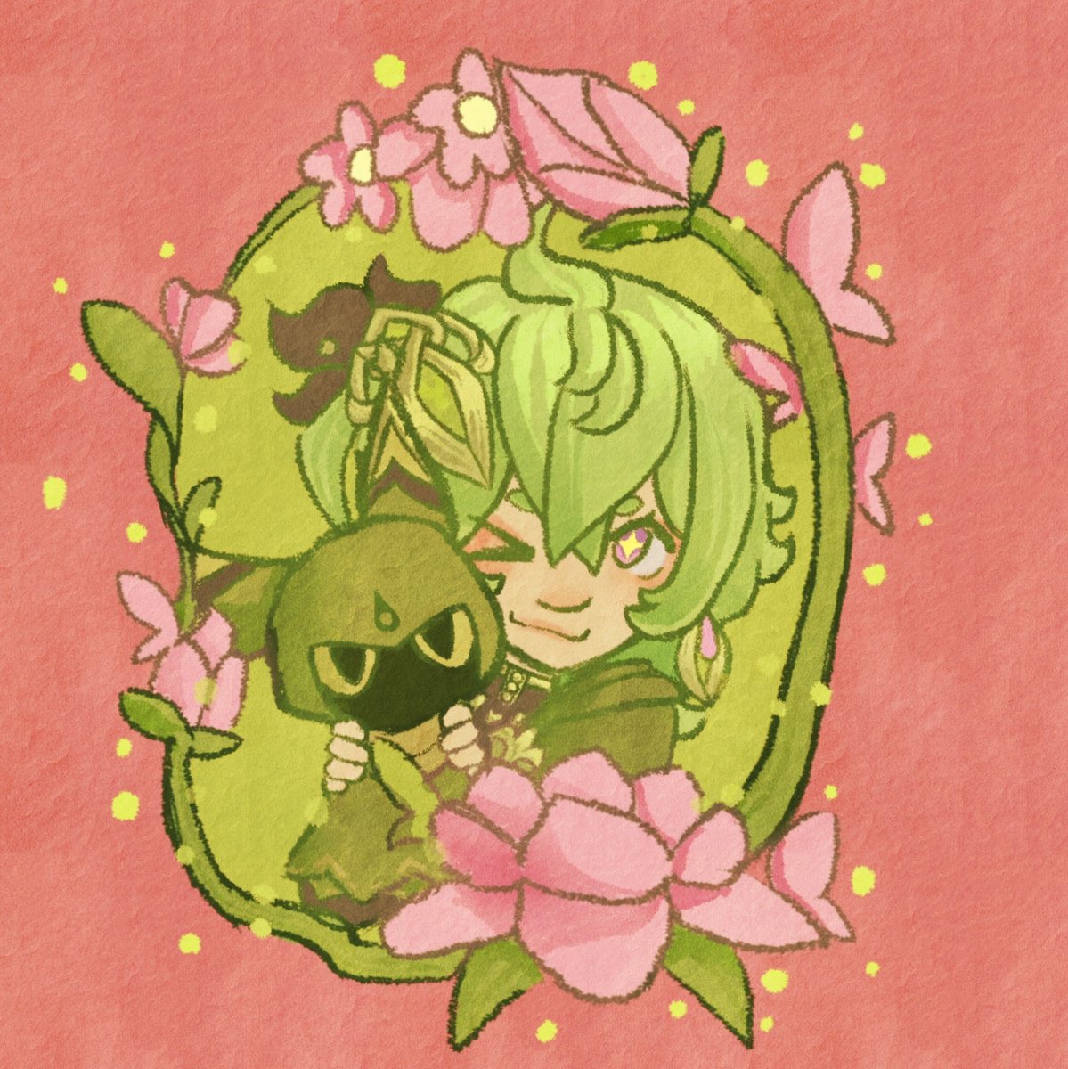 HAPPY BIRTHDAY COLLEI!!!!!!!! 
🌱*.☆⸜(⑉˙ᗜ˙⑉)⸝♡.*🌱

#collei