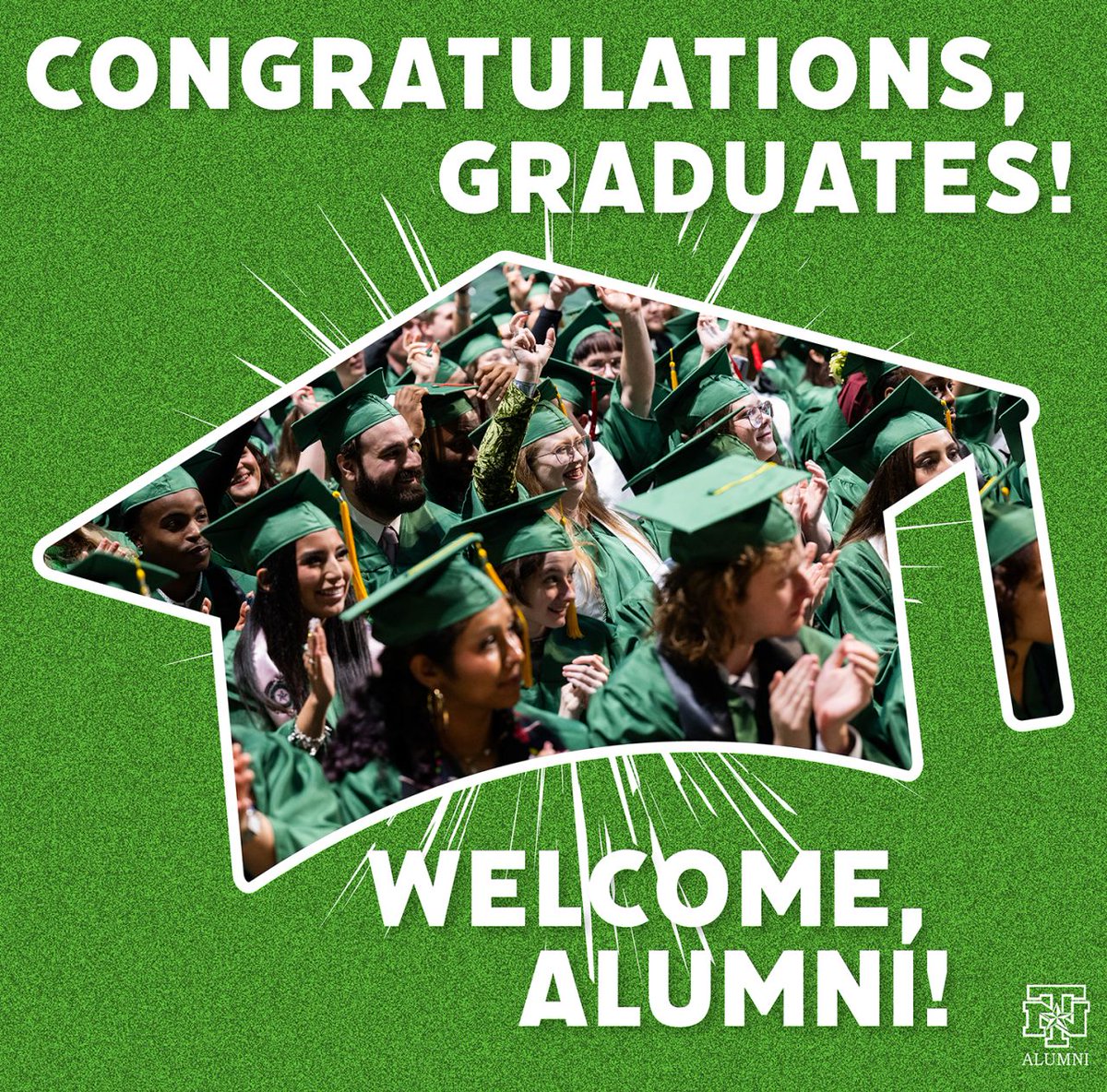 UNTAlumniAssoc's tweet photo. 🎓 Congratulations, graduates — we’re thrilled to welcome you to the UNT Alumni family! 💚 

Stay engaged, grow your network and tap into lifelong support by joining the North Texas Network: https://t.co/UFdqYQE7uA

#UNTAlumni #ForeverNorthTexas #UNTGrad https://t.co/5gF9zGoN3y