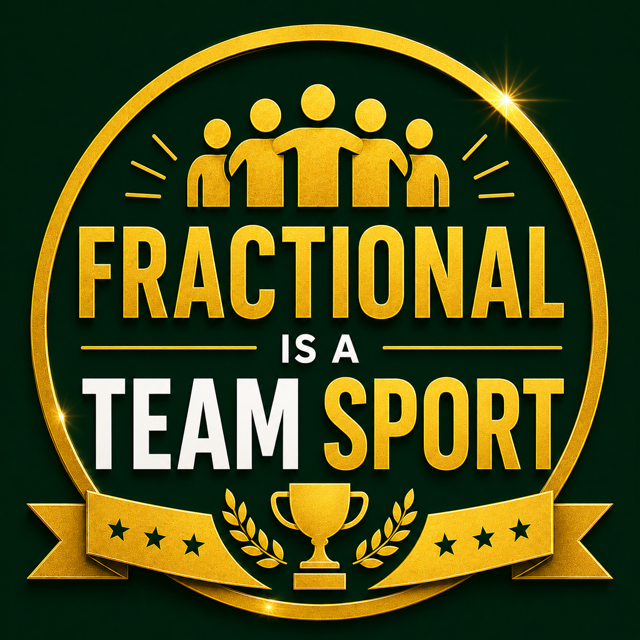 Fractional_John's tweet photo. Fractional is a team sport.

The people who struggle play it solo.

The people who thrive have a circle — other fractionals they trust, refer, and build with.

They’re not competing.
They’re compounding.
That’s not networking. That’s infrastructure.

Build your team. https://t.co/VJJeHq076w