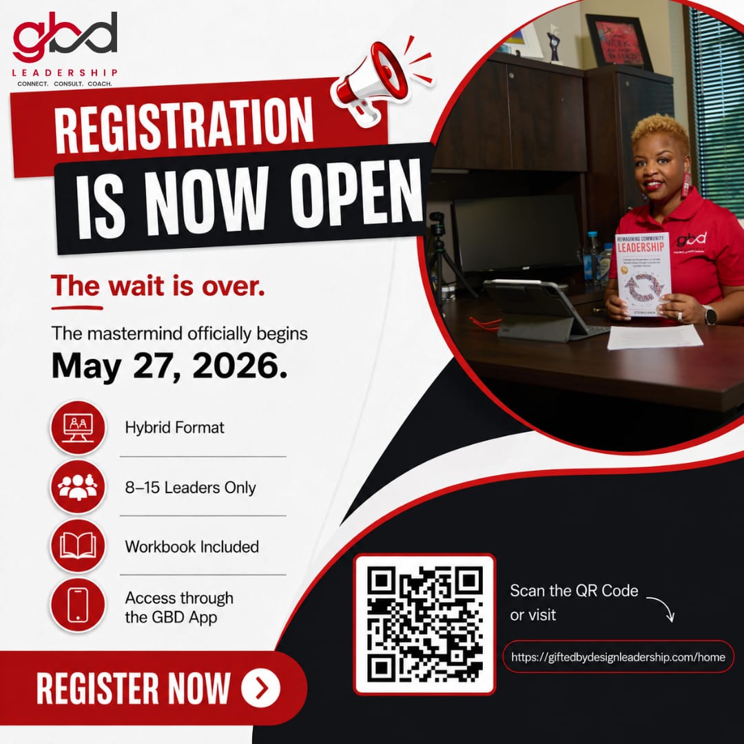 GiftedByDesign's tweet photo. 🚨 REGISTRATION IS NOW OPEN 🚨
The wait is officially over.

Ready to step into the next level of leadership?

📲 Scan the QR code 
Or visit the registration link: 
https://t.co/bPumjJuxZE 
to secure your seat today.

#LeadershipDevelopment #CommunityLeadership https://t.co/GinYhDvhmX