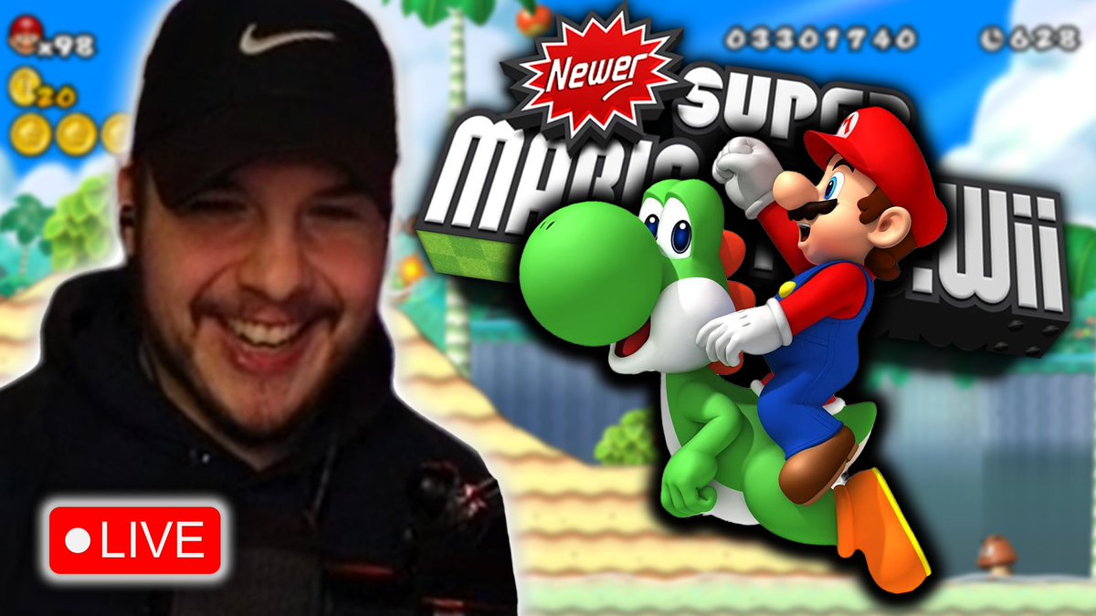 RealDrewpyLIVE's tweet photo. 🔴I'm LIVE!!
Happy Friday!

Continuing NEWER Super Mario Bros!
Actually an INCREDIBLE experience so far!!

Come hang out with us!
Twitch: https://t.co/k6Z2vuVfCP
YouTube: https://t.co/3z4JMsuLvz https://t.co/yNDXNzpGOL