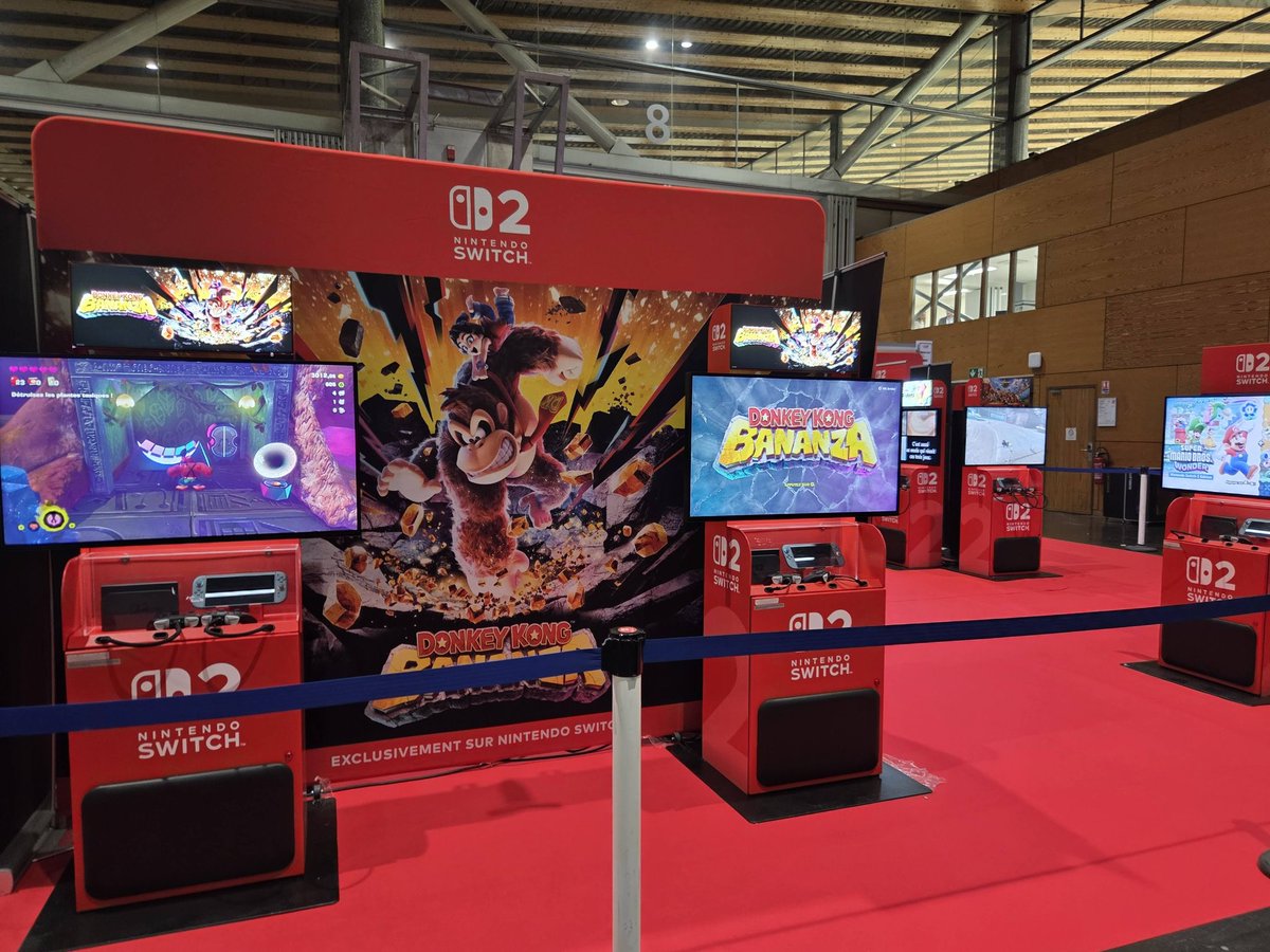 Nintendo_League's tweet photo. Nous vous attendons dès demain aux #GeekDaysLille avec un contenu d'animations d'enfer et toutes les dernières sorties #NintendoSwitch2 !

Allez vers la gauche en entrant ;) https://t.co/kDZb5pOq8J