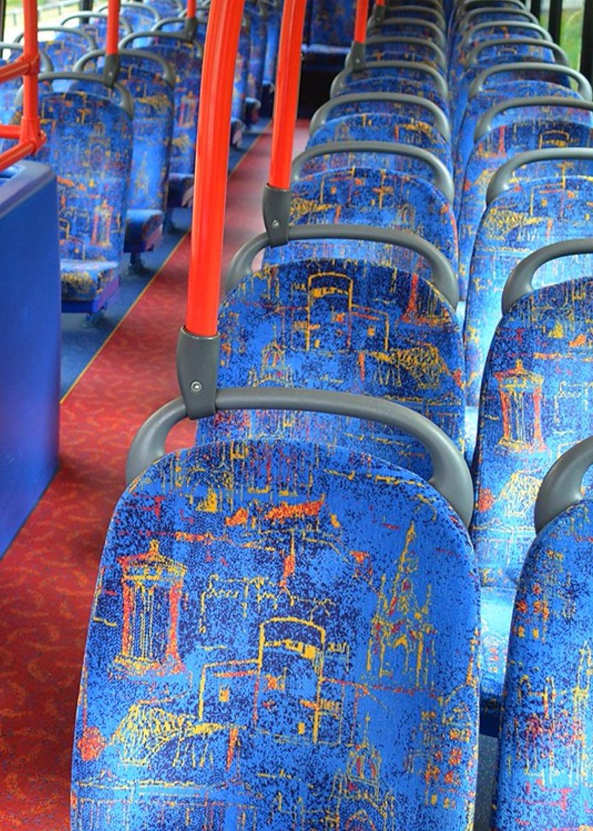 JimmyBrown68's tweet photo. @davepl1968 With that upholstery reminded me of LRT Edinburgh buses https://t.co/Kiyd46Qv6m