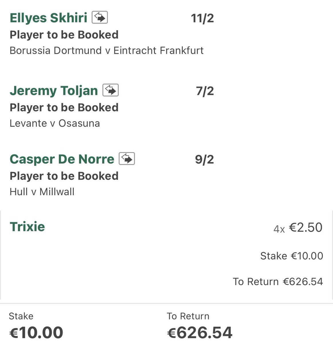 Friday night card Trixie 👀
