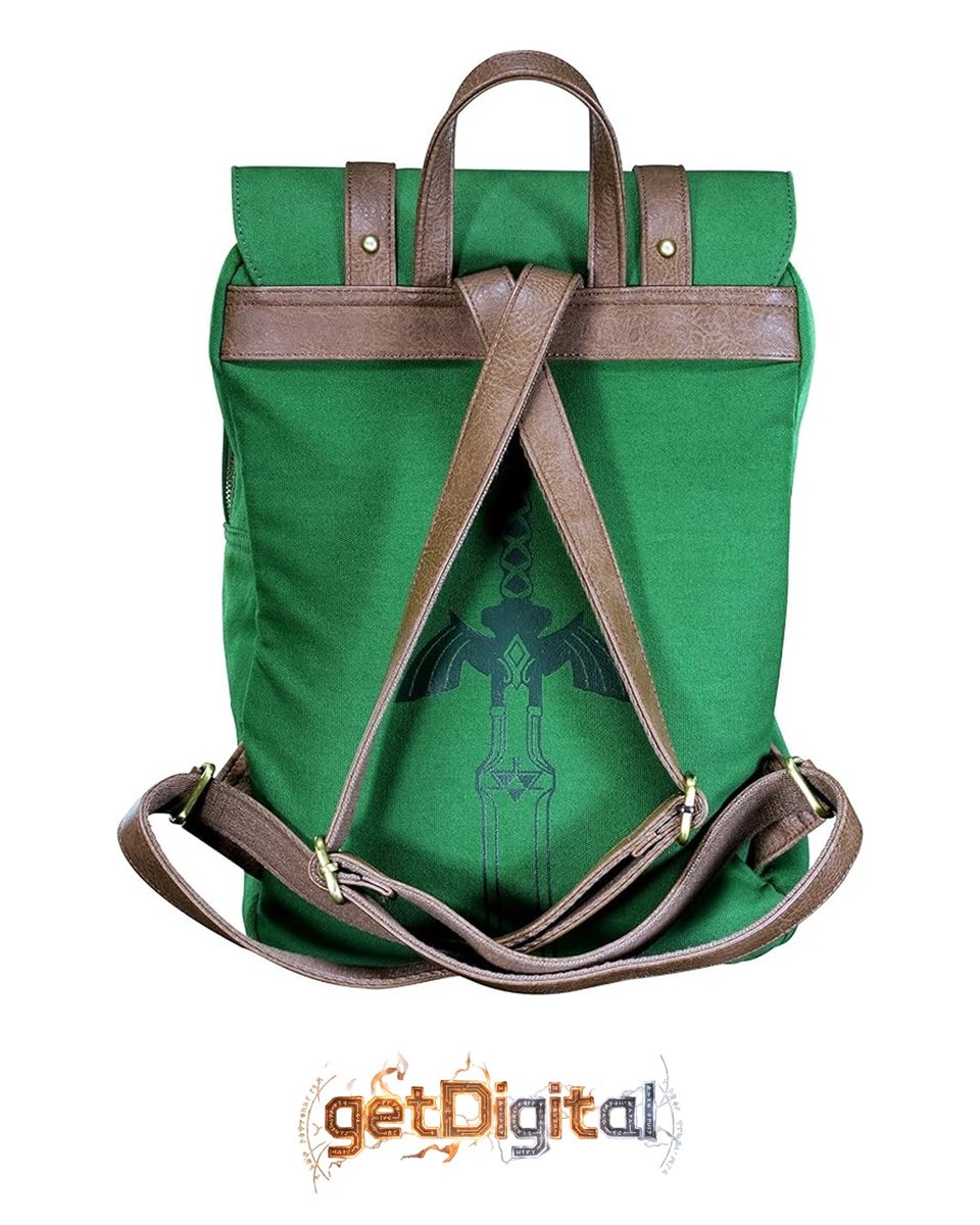 getDigital_de's tweet photo. Bring ein Stück Hyrule in deinen Alltag! Mit diesem kultigen Rucksack bist du bestens gerüstet für jedes Abenteuer. 

Den Zelda Rucksack findest du hier:
https://t.co/wCxQM3z967

#zelda #gamer https://t.co/WsmUP5nRio
