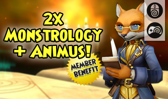 It’ll be a monster of a good time. 👾

Now through Sunday, May 10th, Members can collect double animus and double Monstrology XP! Upgrade today and start collecting! wizard101.com/game/special-m… #Wizard101