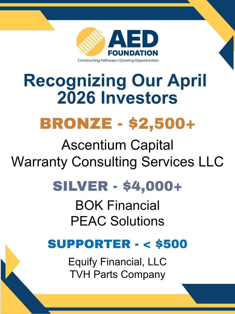 theaedfdn's tweet photo. Recognizing our Service Provider donors who supported the AED Foundation's Annual Campaign in April. Their contributions help advance workforce programs, strengthen training, and expand career opportunities across the equipment industry. #AEDFoundation #AnnualCampaign https://t.co/SSn2ycdrXB