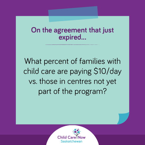 CCNowSask's tweet photo. Looking for answers about the new SK child care agreement? So are we! We're posting our most burning questions for Minister Hindley here the next few weeks, for you to share and ask him (or your MLA) as well!

Find the full list of questions on our website (link in bio)

#skpoli https://t.co/1zLrzu6khJ