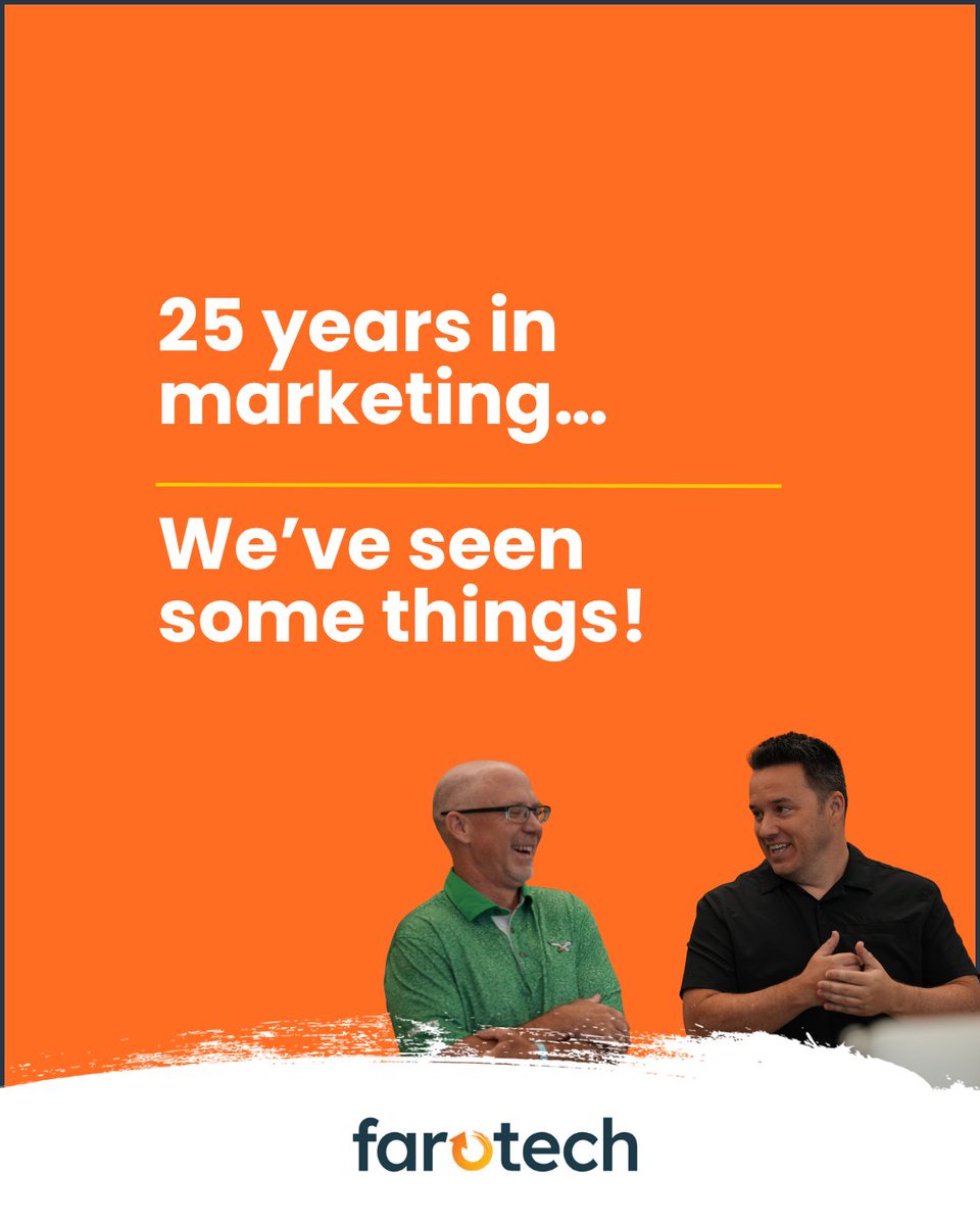 Farotech's tweet photo. 25 years of marketing trends:
Backlink farms → Dot-com boom → DIY thought leadership.

Experience brings discernment.
#Farotech https://t.co/cDCHx3Ugym