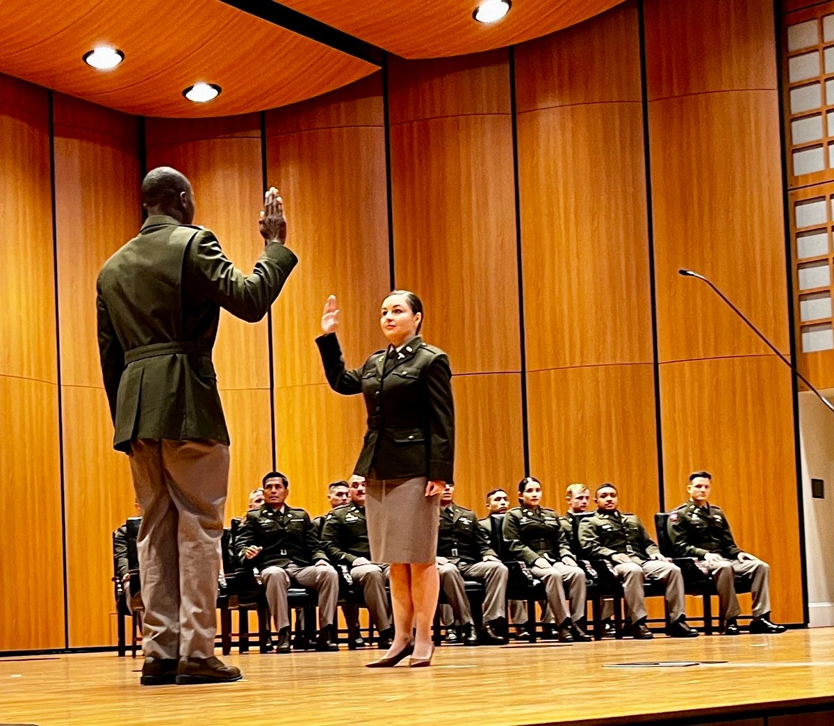 Campbell_CAS's tweet photo. Campbell University Army ROTC Commissioning Ceremony.  Congratulations to the US Army’s newest Second Lieutenants! https://t.co/FN2g4fcwWI
