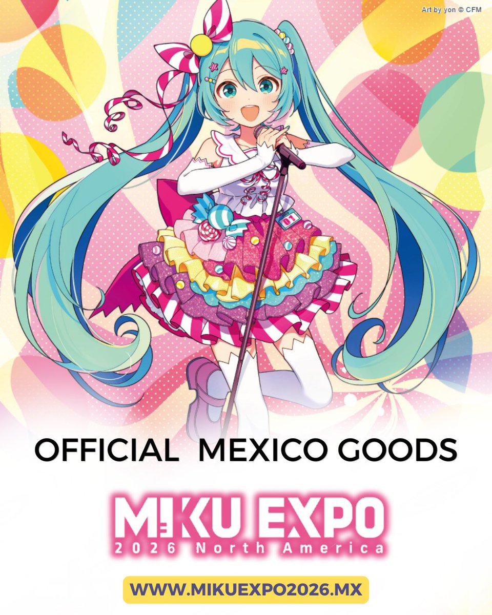 liveshowsmerch's tweet photo. 🌐MIKU EXPO 2026 🌐

🛒La venta online exclusiva de productos de la gira por Norteamérica ya está disponible en México 🇲🇽

Quieres ser de los primeros fans en adquirir mercancía oficial⁉

✅Solo tienes que ingresar a https://t.co/PTynnKirGR https://t.co/mjofosKZKx