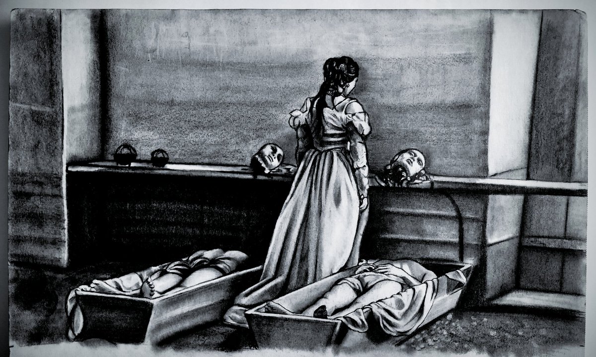 EternalReturnIV's tweet photo. 'Marguerite s'agenouilla près de son amant,
et de ses mains éblouissantes de pierreries
leva doucement cette tête
qu'elle avait tant aimée' https://t.co/MJQtH7vG8G