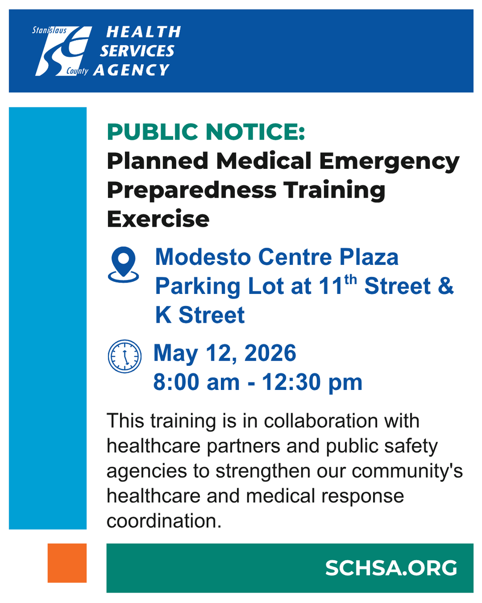 Stanislaus County Health Services Agency tweet media