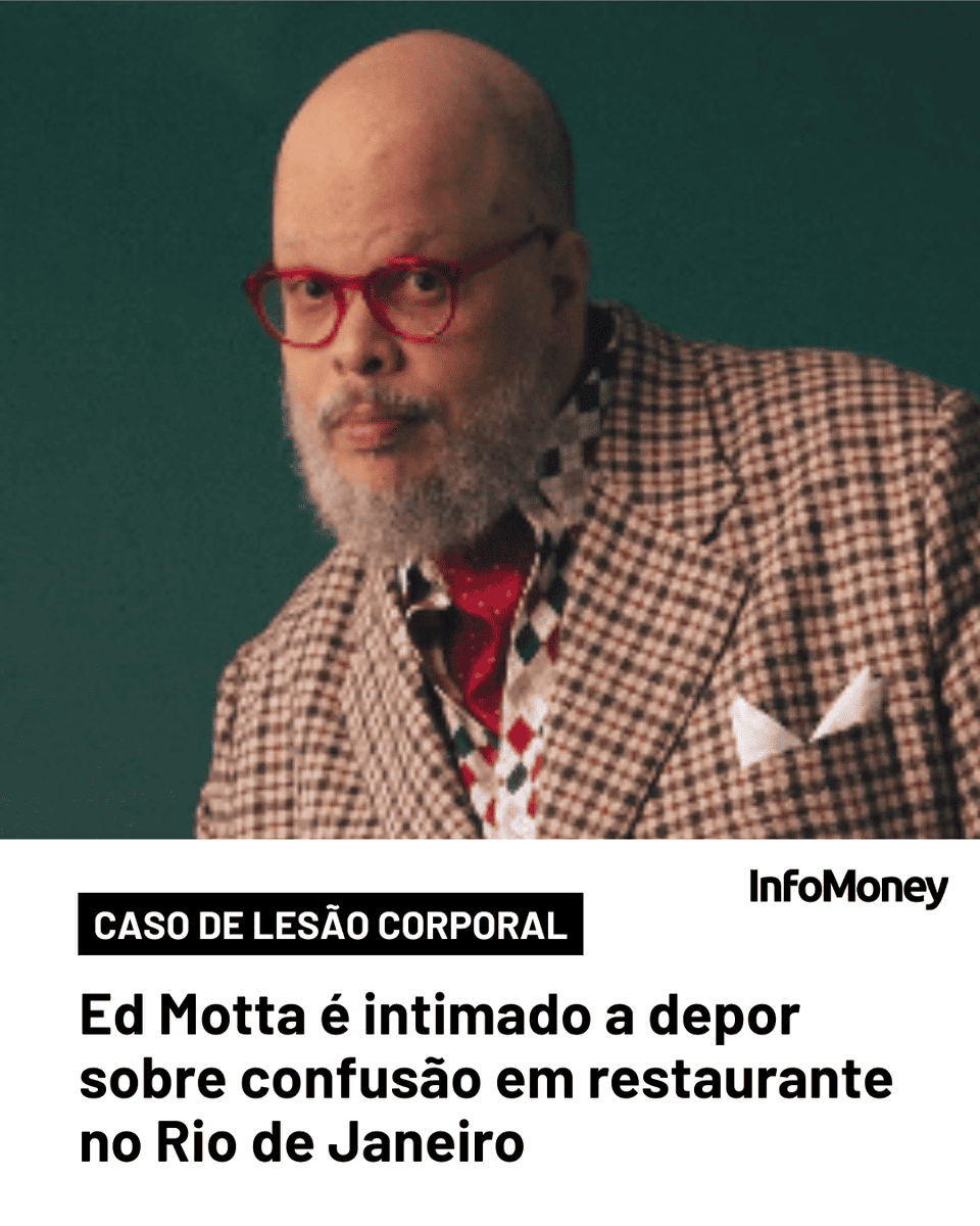 infomoney's tweet photo. Segundo a polícia, um dos clientes envolvidos relatou ter levado sete pontos na cabeça após uma briga com amigos do cantor. O depoimento foi marcado para a próxima terça (12).

Leia mais no site do InfoMoney: https://t.co/UVefLeX2cS

Foto: Reprodução/Redes Sociais

#EdMotta #Justiça #RJ #Brasil