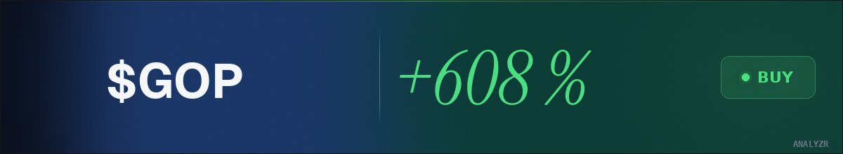 Youngfilla_'s tweet photo. 5x'ers all week. $GOP just hit $2.9M, +608% printed. @AnalyzrX is unfair https://t.co/dAuXEocvcx