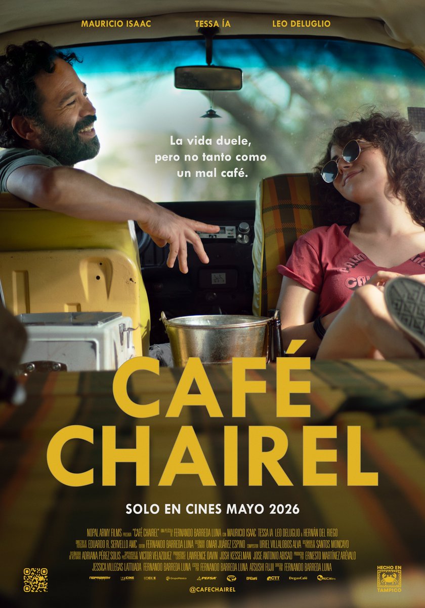 TuSpoilerMx's tweet photo. ¡Entradas para el cine! 🎁🍿 
Tenemos PASES DOBLES para ver #CaféChairel, este miércoles 13 de mayo en Cinépolis Portal San Ángel.

Para participar: RT, síguenos y comenta a quién invitarías. 

Dinámica solo para CDMX y Área Metropolitana 🇲🇽 https://t.co/RuUjwjB9sl