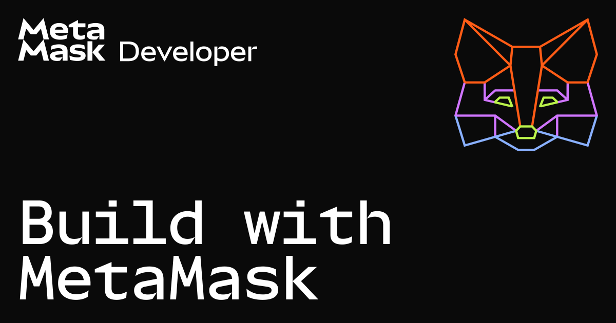 MetaMask Developer tweet media