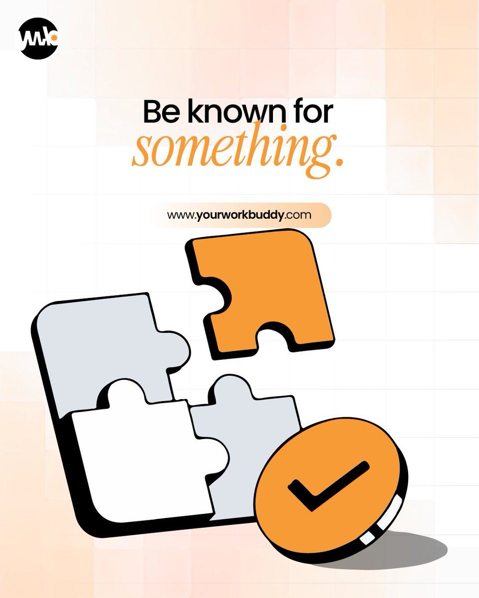 yourworkbud's tweet photo. being known for something changes everything. its not enough to do many things.

the people who stand out are the ones who are clear about what they bring to the table.

Clarity builds trust and trust opens doors.

#personalbrand #techcareers https://t.co/oGMRNo4zZL