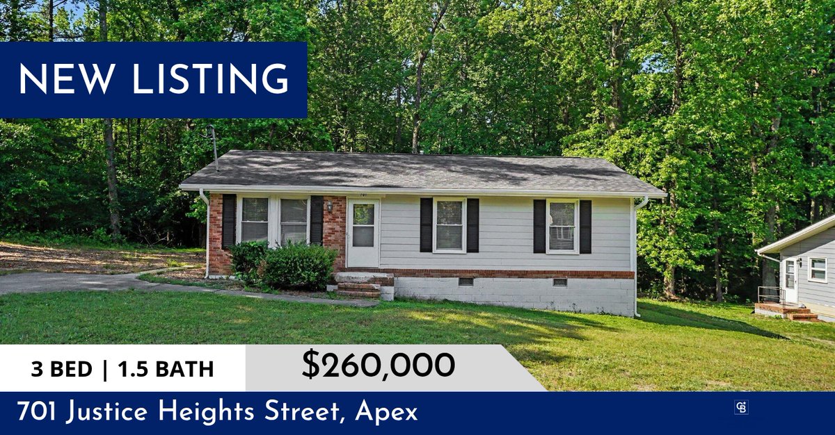 gdweeks's tweet photo. 📍 New Listing 📍 Take a look at this fantastic new property that just hit the market located at 701 Justice Heights Street in Apex. Reach out here or at (919) 653-2677 for more information!

Listed by Bryan Guarn... https://t.co/c30DymudWt https://t.co/X38O8gg8Ib