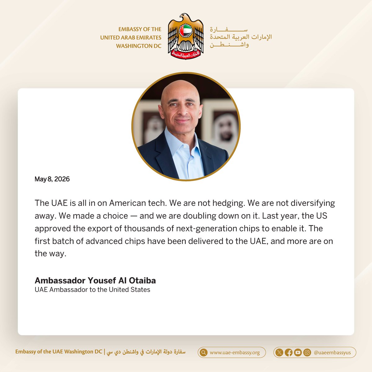 UAE Embassy US tweet media
