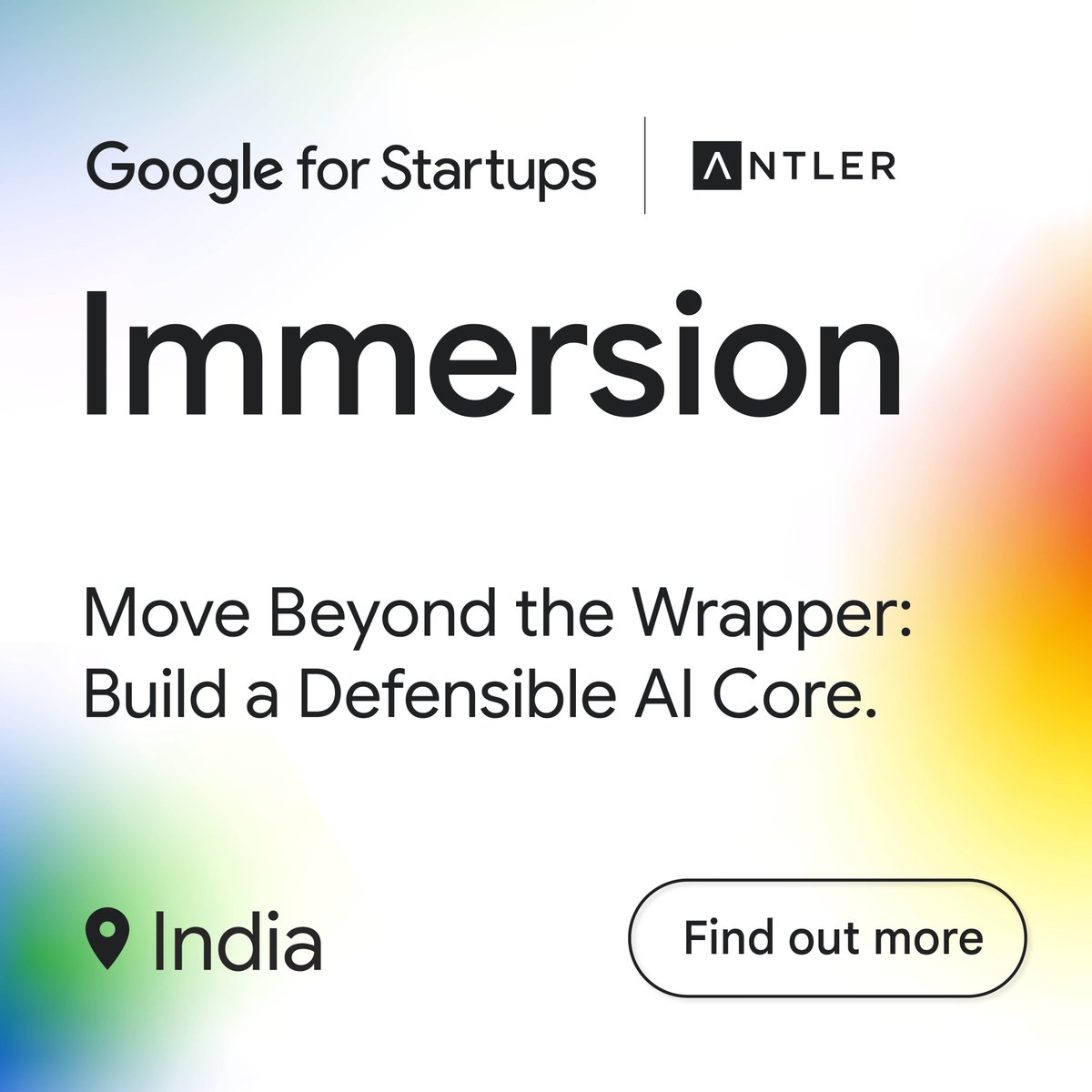 prasanth__p_'s tweet photo. Ready to move from MVP to AI-native leader?

Join Google for Startups x Antler for a 2-phase technical sprint (June 2–26, 2026). No ideas, no mockups—just code, traction, and the top 1% of founders. https://t.co/OKE9ynEnNu