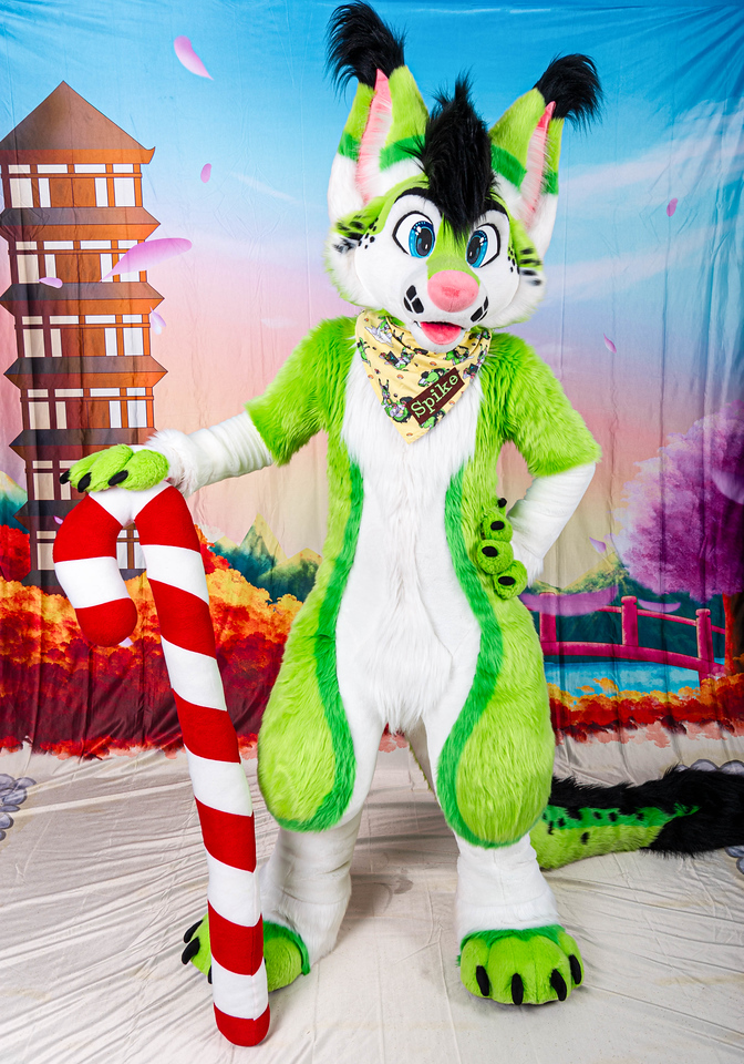 SDrachentaenzer's tweet photo. Spike is big in Japan 💚 Happy #fursuitfriday
🧵@Fionka_Fursuits
From the #NFC2025 official photoshooting
#furry #fursuit https://t.co/Gvec6nZWeK