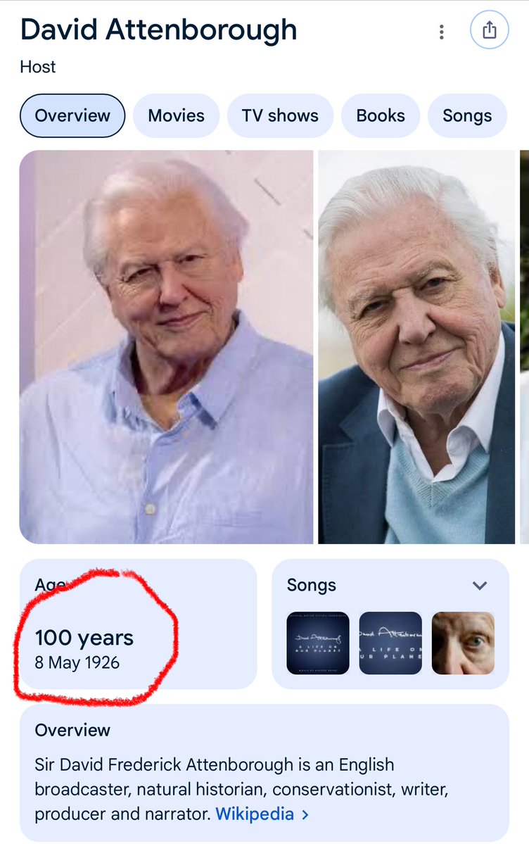 HAPPY 100th BIRTHDAY 🎂🎉🎁🎈🎊 to the world treasure that is Sir David Attenborough …shows if you live a life surrounded by Mother Nature, respecting it, being with animals, connecting urself to the earth &amp; above all being passionate about what u do …u too can live well ❤️