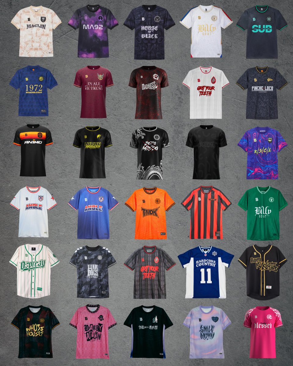 BLCKSMTHApparel's tweet photo. 5 Years, 70+ Jerseys.

We’re only just getting started. 🔥 https://t.co/M838QrQKpP