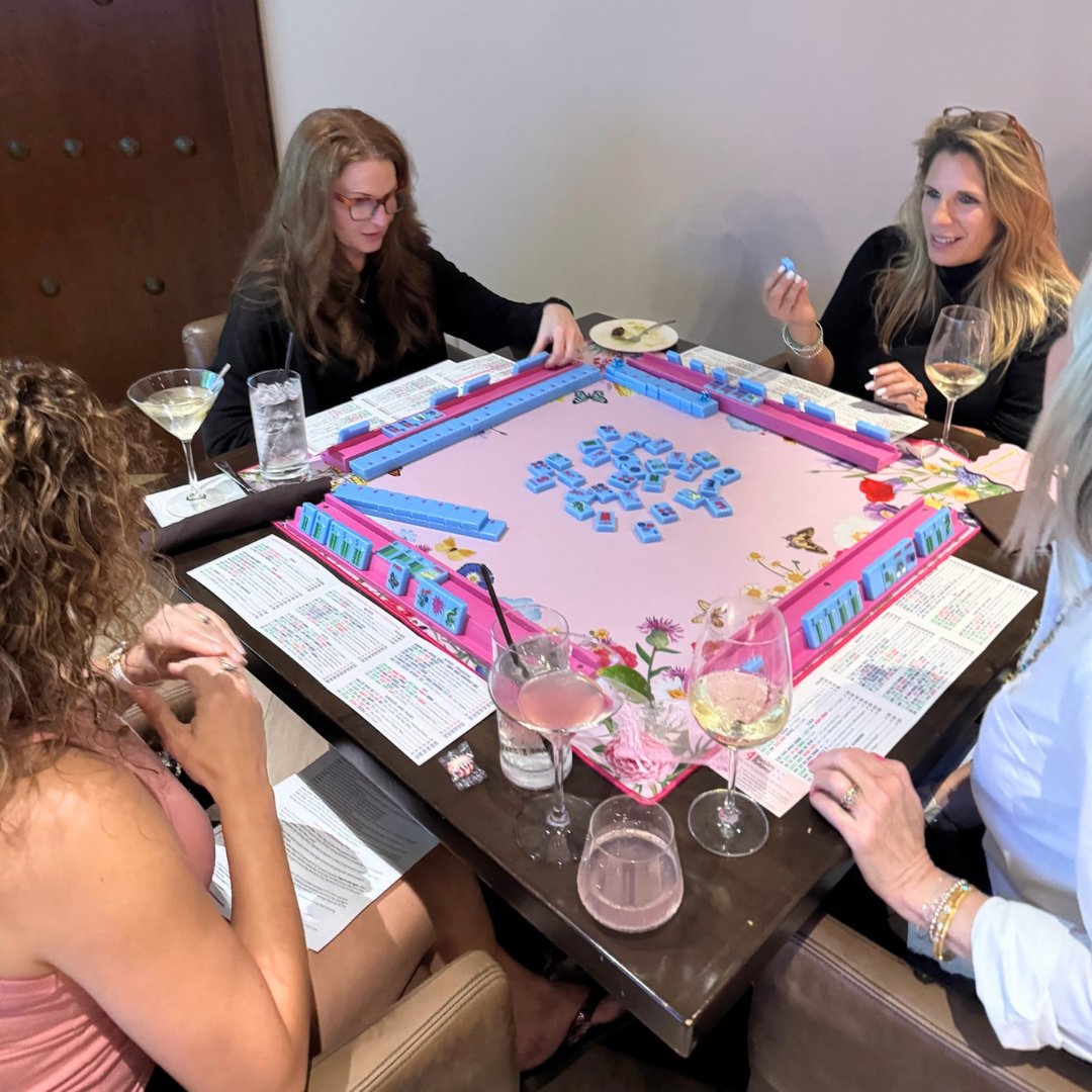 TPCSanAntonio's tweet photo. Thank you to 4Blonde Mahjong for hosting our inaugural Ladies Mahjong Game Night! Mahjong is the newest craze and we couldn’t resist jumping on the trend. Such a fun evening with amazing ladies — already counting down to round two on May 21! 🀄✨ https://t.co/BL2kn6uGgh