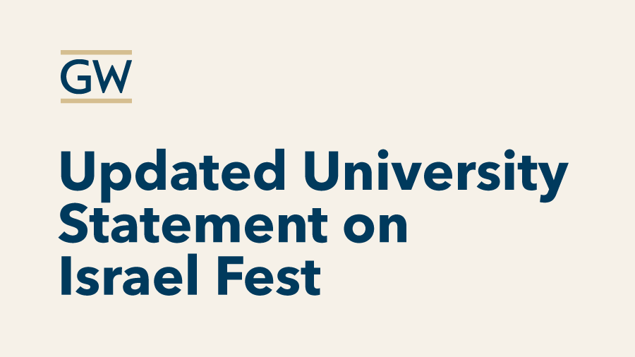 GW University tweet media