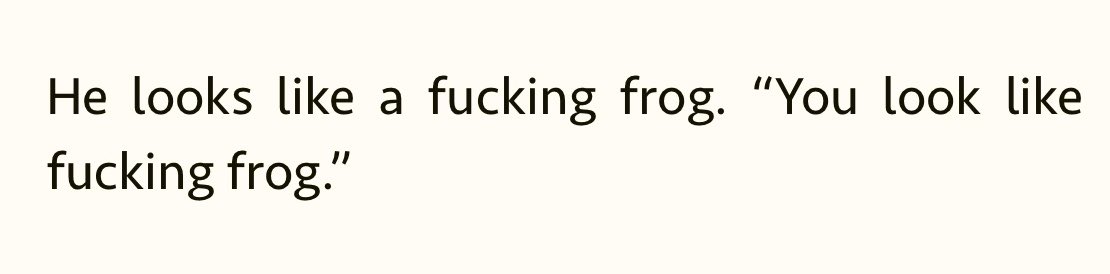 Dare I say the best line in literature