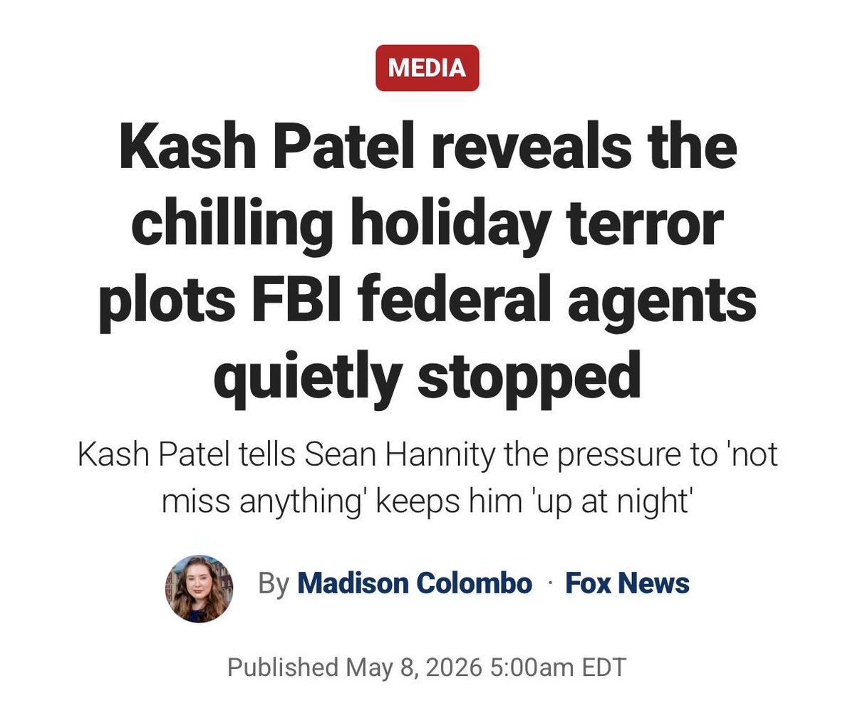 FBI Director Kash Patel tweet media