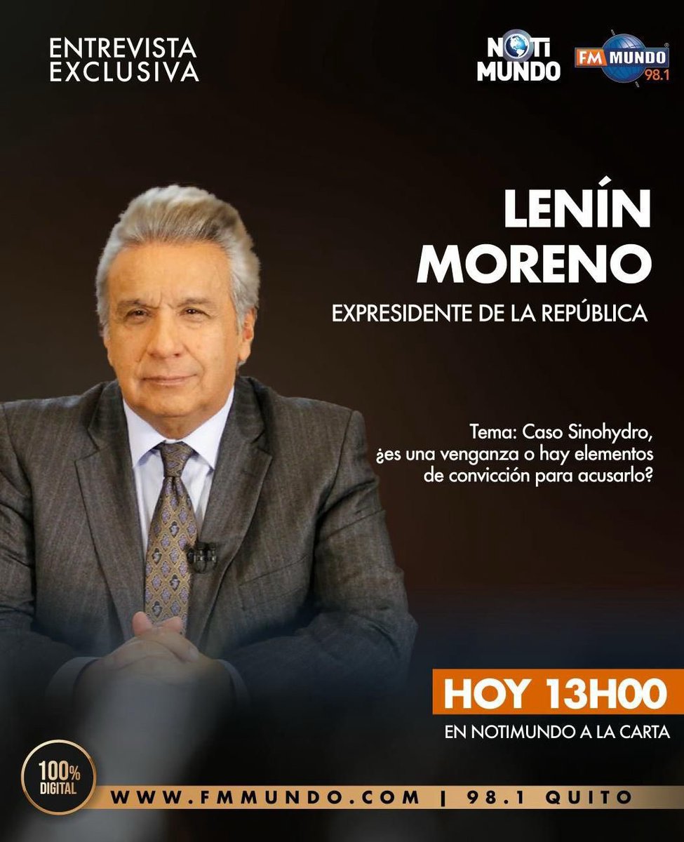 Lenín Moreno (@lenin) on Twitter photo 