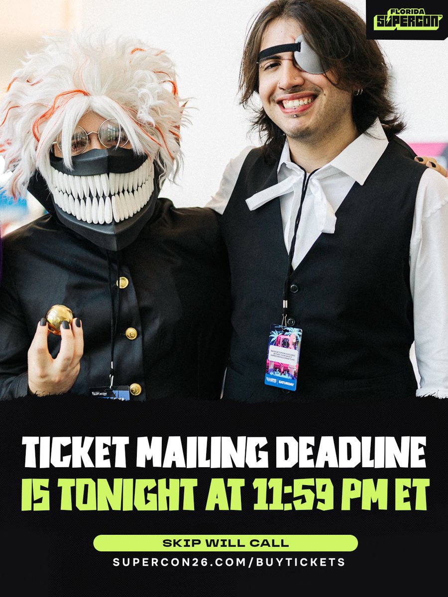 Florida Supercon tweet media